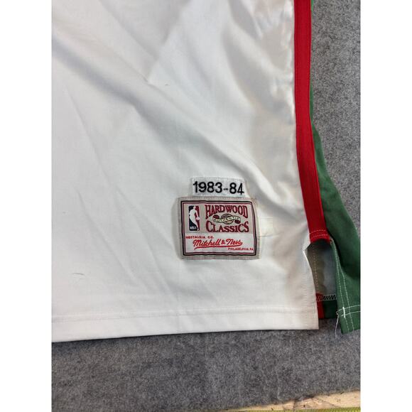 Vintage 80s Mitchell & Ness Milwaukee Bucks Jersey Mens XL White #16 Bob Lanier - Picture 5 of 7